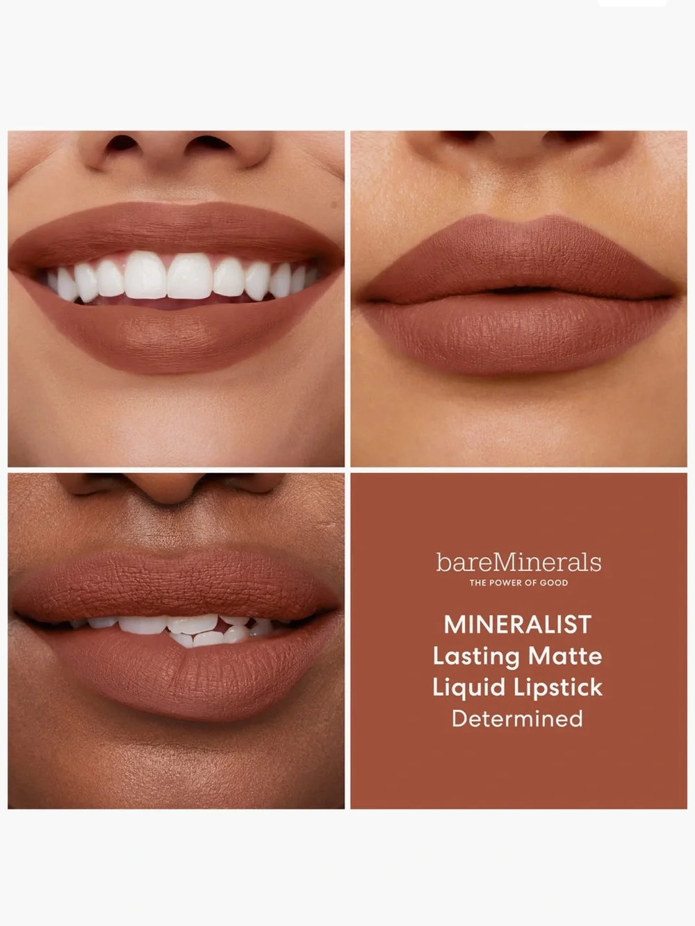 bareMinerals Liquid Matte Lipstick — Determined.
